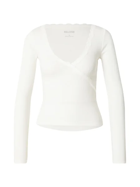 HOLLISTER Tricou alb