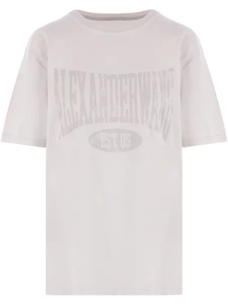 Tricou Alexander Wang cu imagine alb