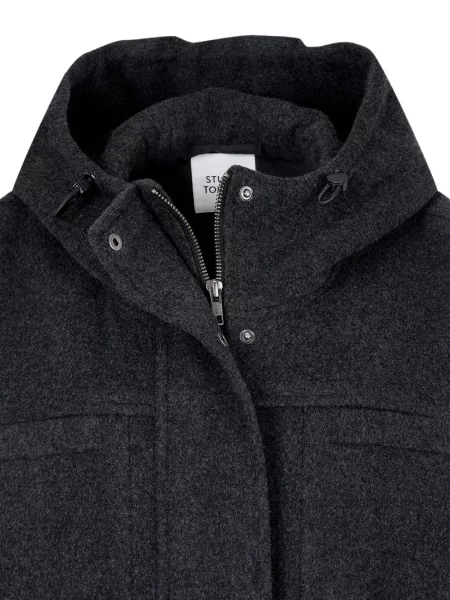 Geacă Studio Tomboy cu glugă gri