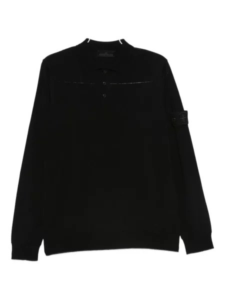 Hanorac Stone Island cu strasuri negru