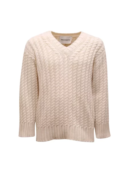 Sweter Amaránto z kaszmiru biały