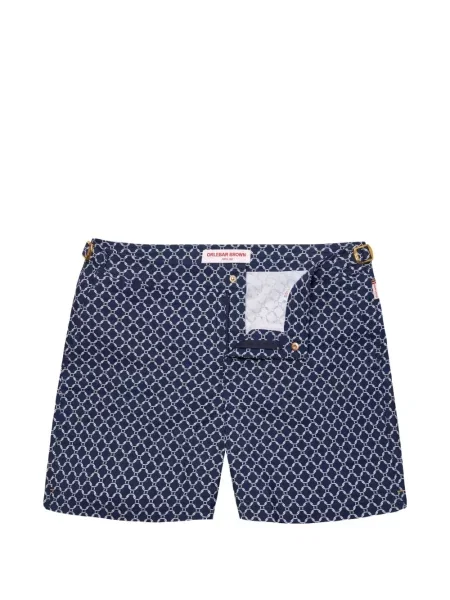 Slip de baie Orlebar Brown din jacard albastru