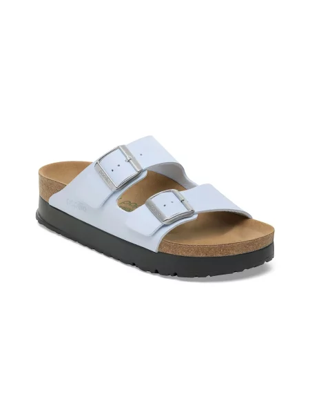 Birkenstock Arizona PAP Flex Platform Birko-Flor Narrow Fit Kobiety Sandały Birkenstock Size: 5 niebieski