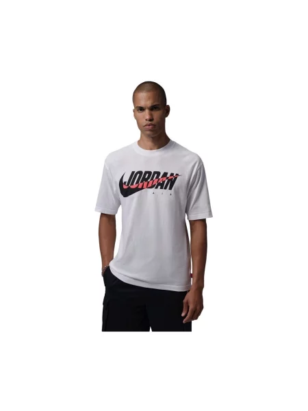 Jordan Tričko Brooklyn Essentials mandarínková / čierna biela