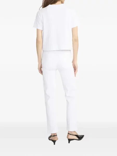 Tricou Frame cu decolteu rotund alb