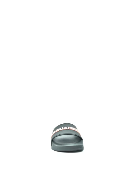 Klapki Dsquared2 z logo czarne