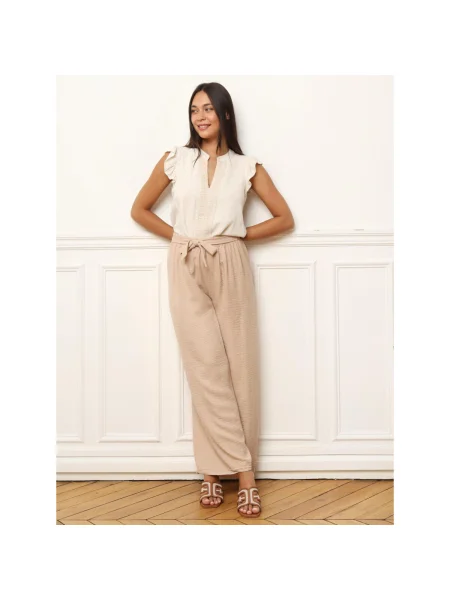 Pantaloni La Modeuse bej