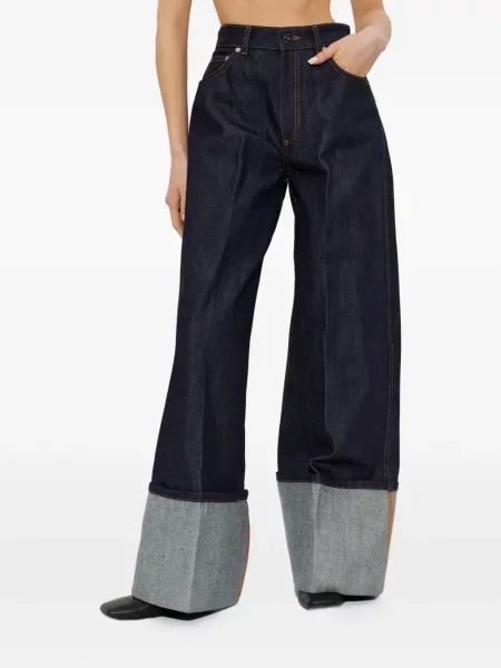 Blugi cu picior larg Givenchy albastru