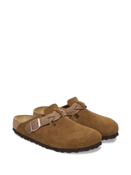 Mules Birkenstock σουέντ καφέ