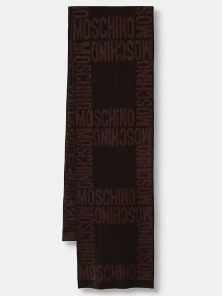 Moschino fular cu lână maro