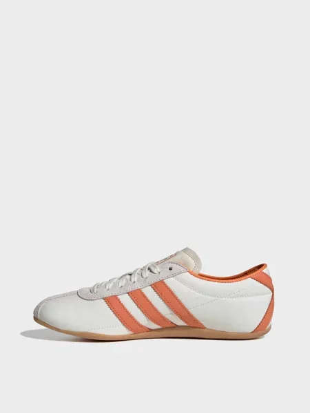 Кожаные повседневные кроссовки Adidas белые