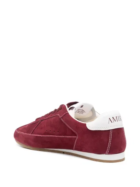 Szarvasbőr lapos talpú sneaker Amiri piros