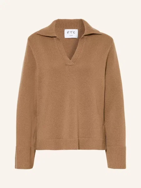 Ftc Cashmere Kašmírový Svetr velbloudí