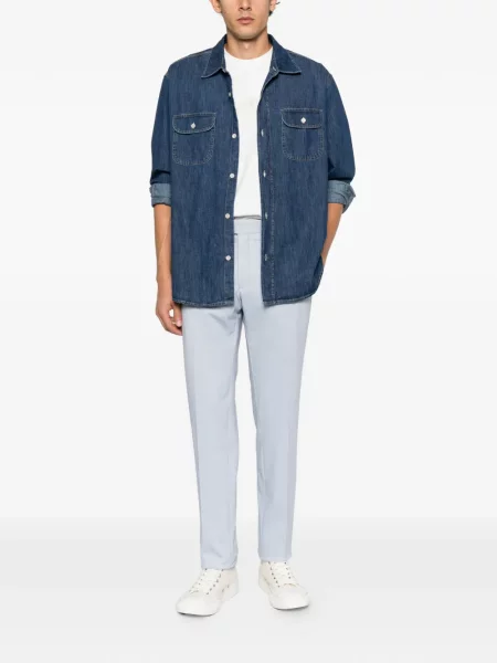 Pantaloni Karl Lagerfeld albastru