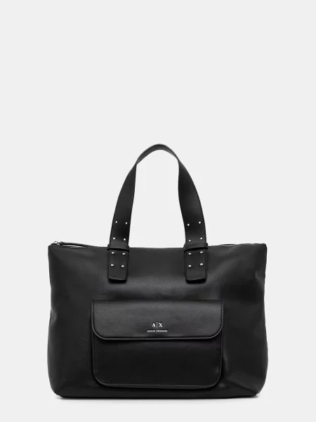 Armani Exchange Geantă shopper negru
