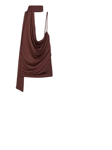 Bershka Top čokolada