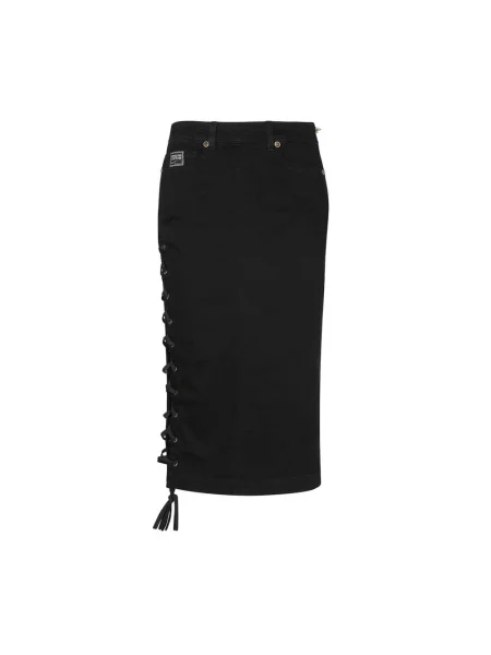 Spódnica jeansowa Versace Jeans Couture czarna