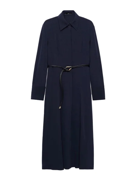 MANGO Rochie tip bluză CADET bleumarin negru