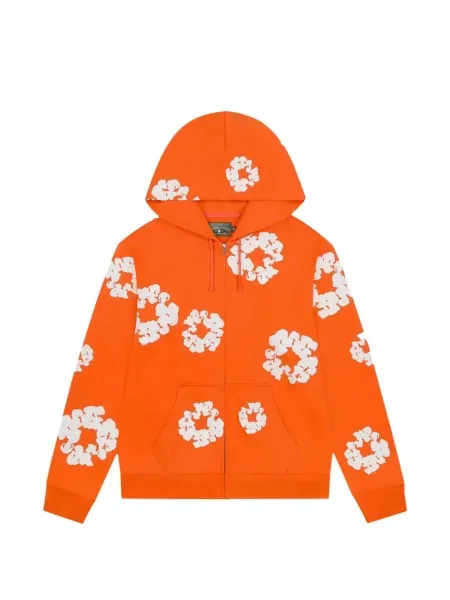 Суичър с качулка Denim Tears оранжево