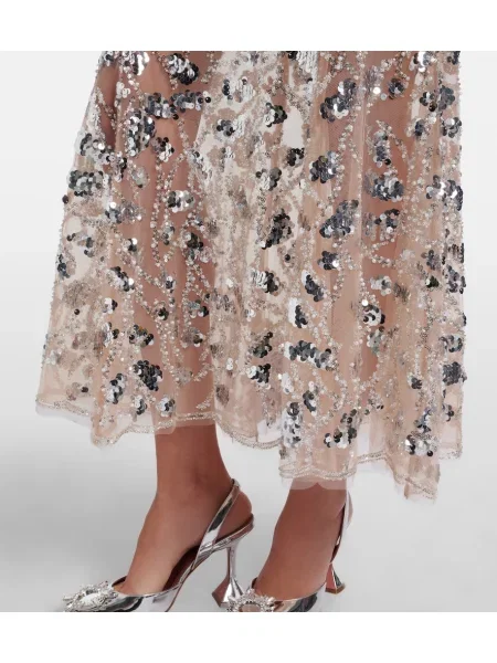 Rochie de cocktail Self-portrait bej