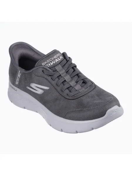 Дамски обувки SKECHERS Go Walk Flex Mali charcoal сиво