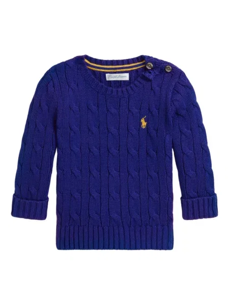 Sweter dziecięcy Polo Ralph Lauren niebieski