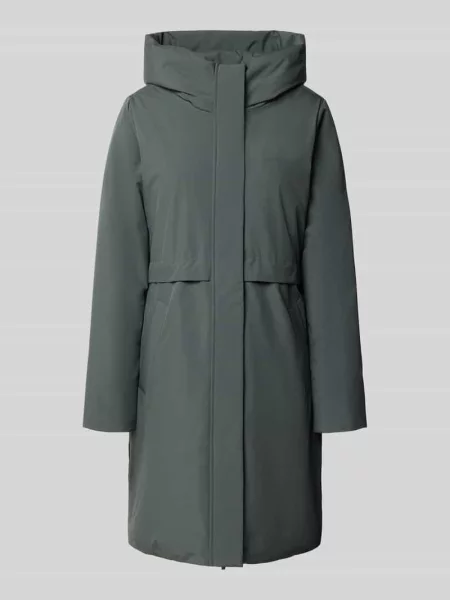 Parka z kapturem Mazine zielona