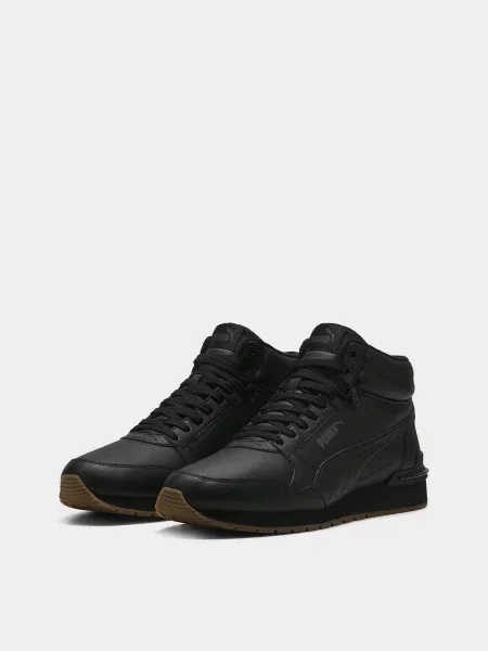 Кожаные ботинки Puma черные