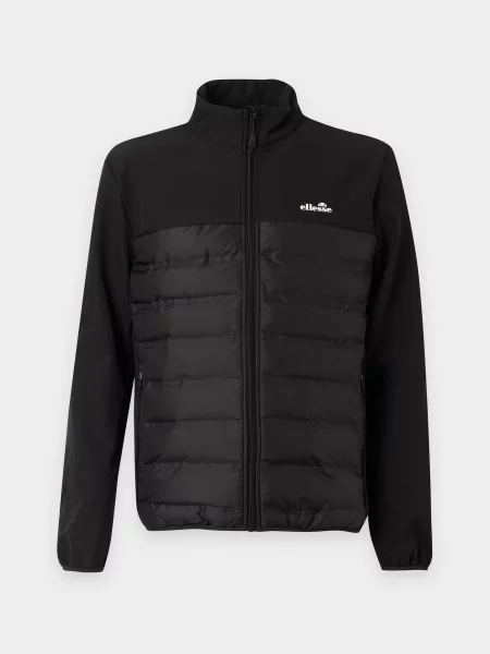ELLESSE Geacă de primăvară-toamnă Solzago negru alb