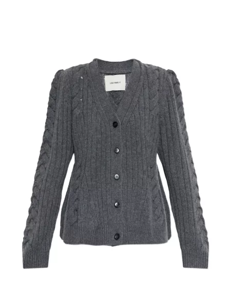 Cardigan Lisa Yang tricotate gri