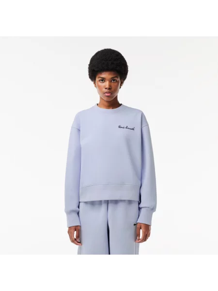 Lacoste толстовка Oversize Fit блакитна