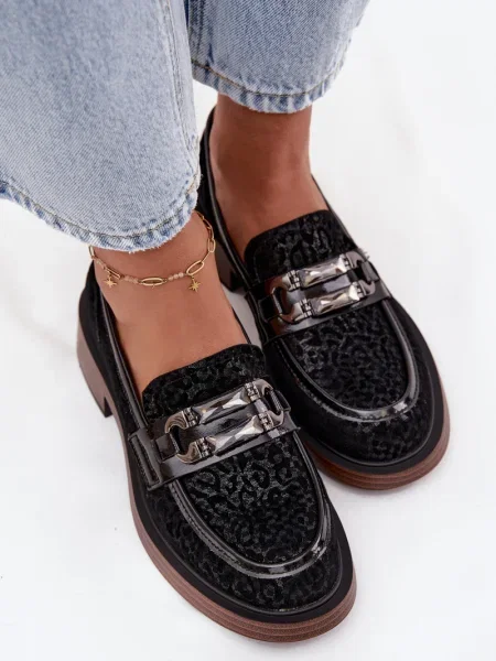 Мокасини D&a черно