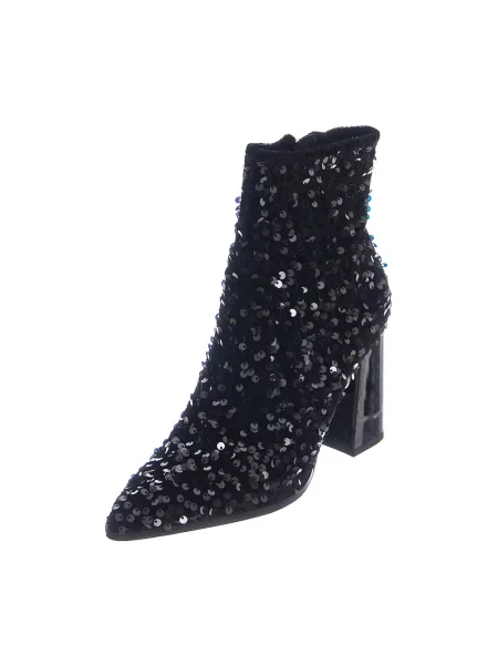 Botki Steve Madden z cekinami czarne