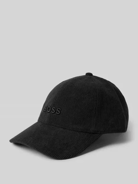 Czapka z daszkiem z wyhaftowanym logo model Zed-CO' Boss czarna