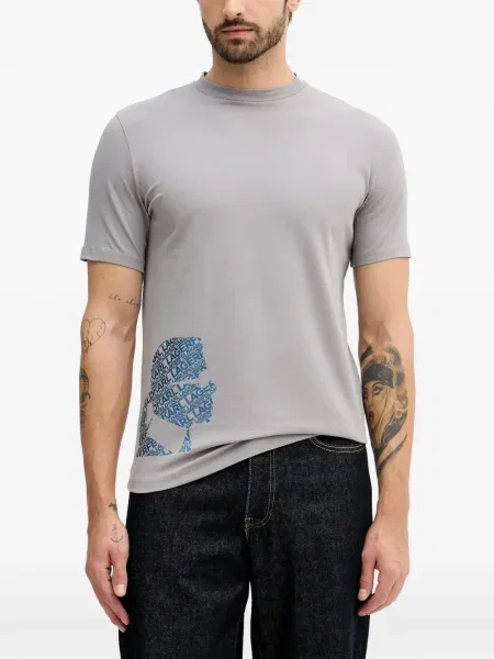 Tricou Karl Lagerfeld cu imagine gri