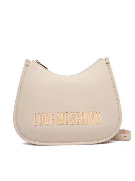 Táska LOVE MOSCHINO Ekru