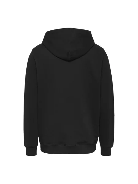Tommy Jeans bluza z kapturem gładka czarny