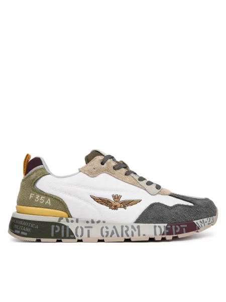 Sneakersy Aeronautica Militare bílé