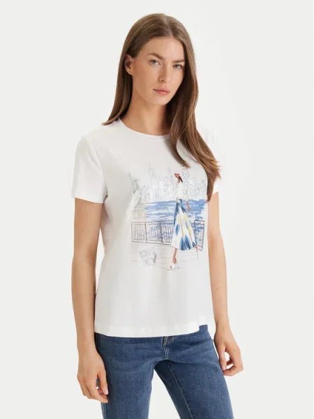 DKNY Tricou alb