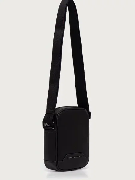 TOMMY HILFIGER Geantă de umăr negru