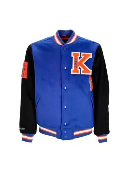Kurtka Mitchell & Ness niebieska