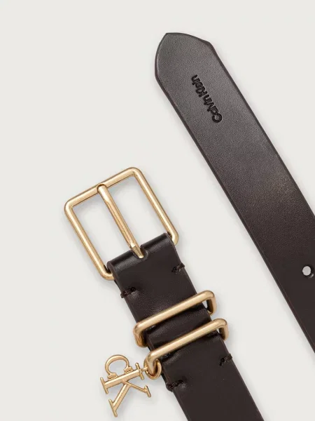Calvin Klein pas usnjeni rjava