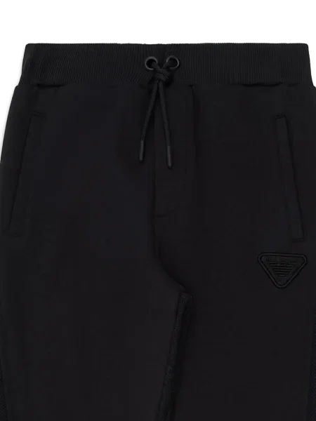 Spodnie dziecięce Emporio Armani niebieskie