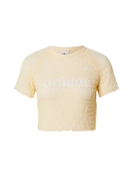 Adidas Originals Tričko Z Meshové Tkaniny žlutá