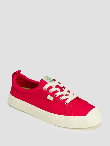 Tenisówki Cariuma OCA Low Red Canvas czerwone