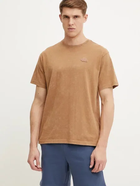 Kratka majica The North Face Nature Relaxed rjava