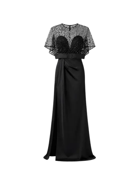 Rochie Gemy Maalouf cu mărgele negru