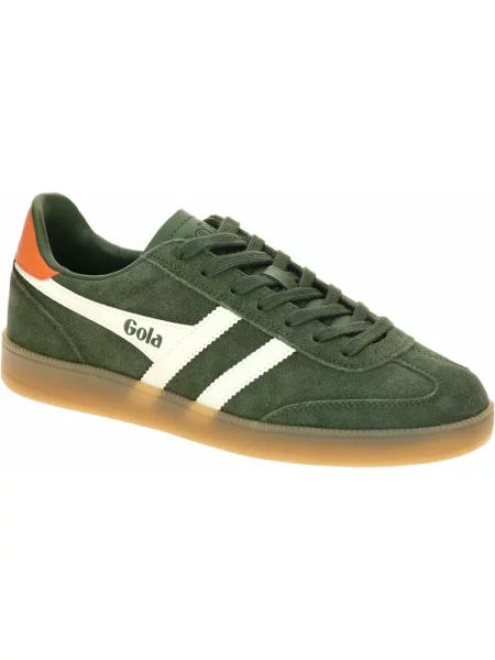 Sneakersy Gola zamszowe zielone