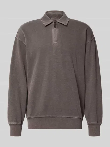 Bluza z kołnierzykiem polo Carhartt Work In Progress brązowa