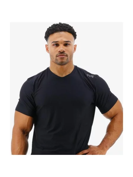 T-shirt z krótkim rękawem TYR Airtec w kolorze czarnym S czarna